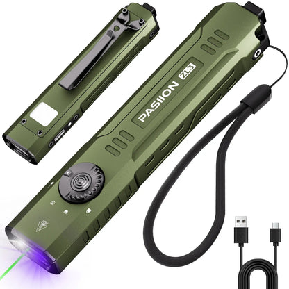 🔥PASIION ZL3 Pro Rechargeable EDC Flashlight
