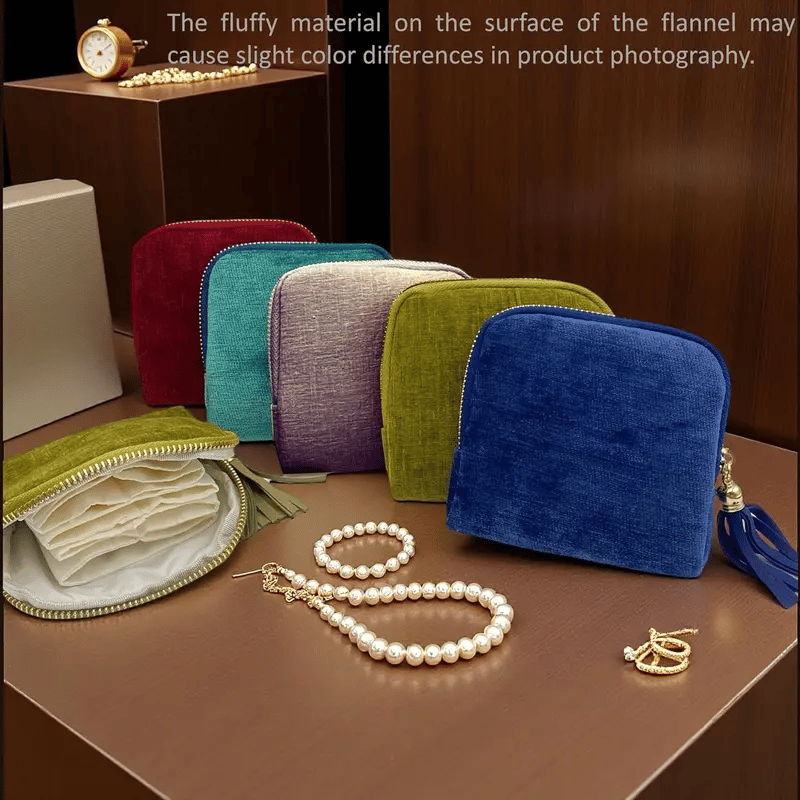2026🔥Jewelry zippered pocket case Travel Jewelry Bag Portable Organizer