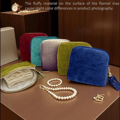 2026🔥Jewelry zippered pocket case Travel Jewelry Bag Portable Organizer