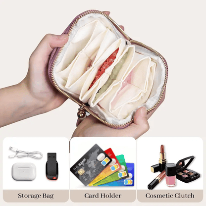 2026🔥Jewelry zippered pocket case Travel Jewelry Bag Portable Organizer
