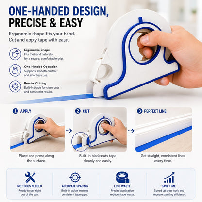 2026🔥High-efficiency Painter Masking Tape Applicator
